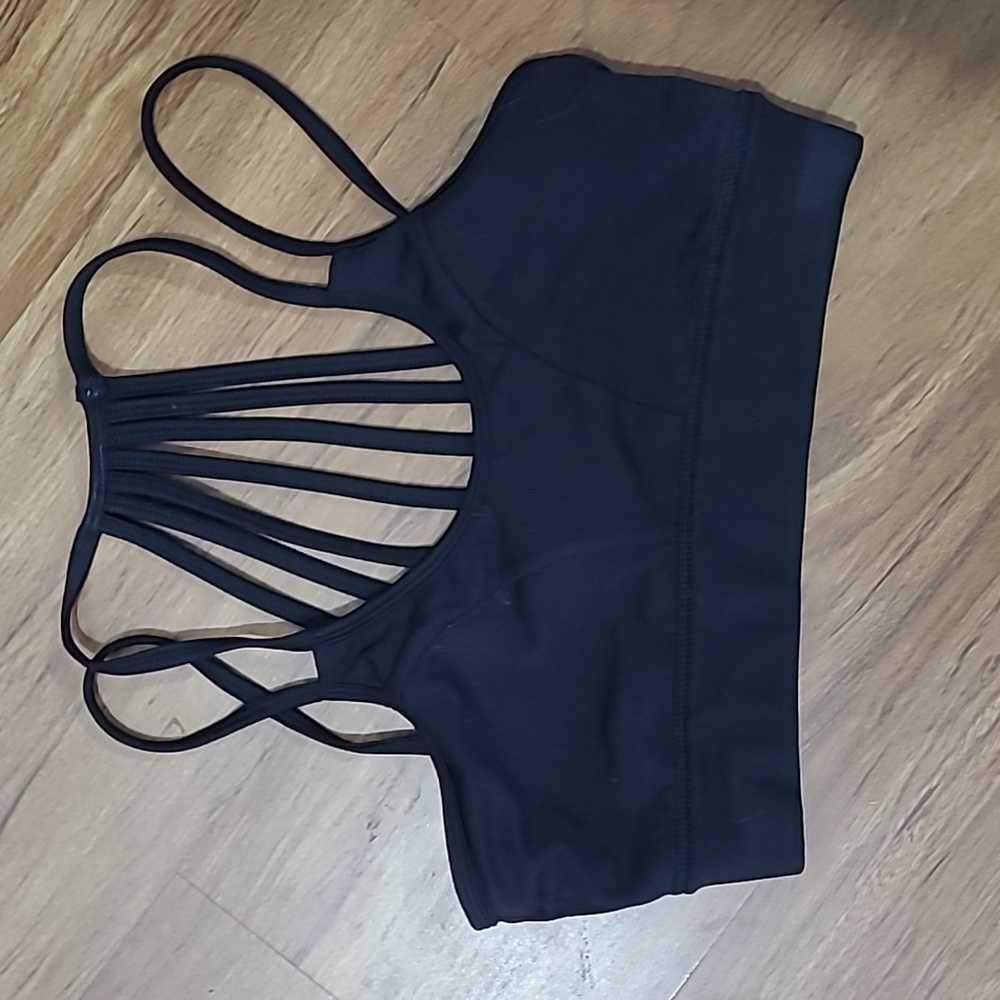 Constantly Varied black sports bra, size small